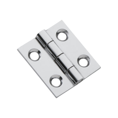Tradco Cabinet Hinge Fixed Pin Chrome Plated H25xW22mm