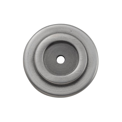Tradco Backplate For Domed Cupboard Knob Iron Polished Metal D38mm
