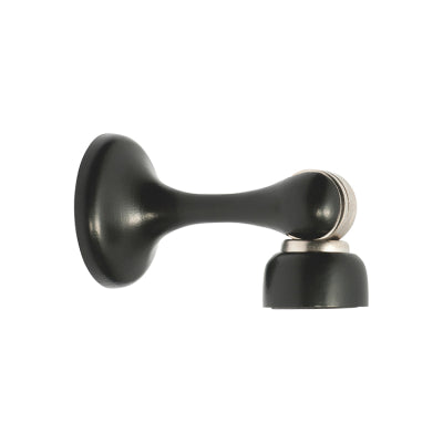 Tradco Door Stop Magnetic Matt Black D44xP75mm