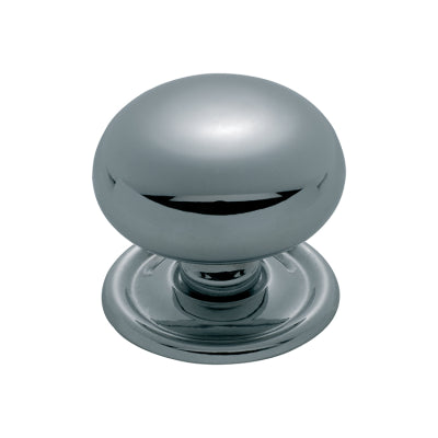 Tradco Cupboard Knob Classic Chrome Plated D38xP36mm