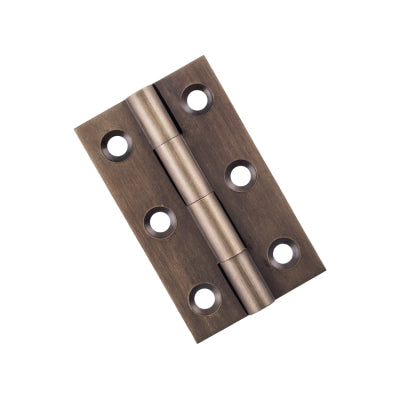 Tradco Cabinet Hinge Fixed Pin Antique Brass H50xW28mm