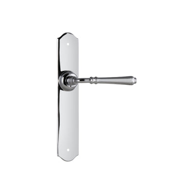 Tradco Door Lever Reims Latch Pair Chrome Plated H240xW43xP70mm