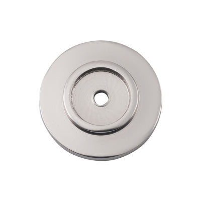 Tradco Backplate For Domed Cupboard Knob Satin Nickel D38mm