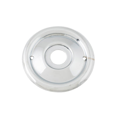 Tradco Backplate For Milled Edge Mortice Knob Pair Satin Chrome D52mm