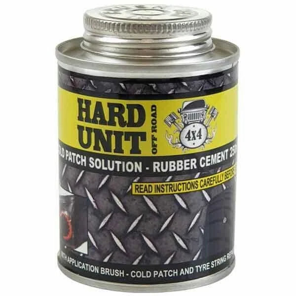 Hard Unit Tyre Glue / Solution 2Pce Tube 22CC