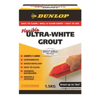 Dunlop Grout 1.5kg - Ultra-White
