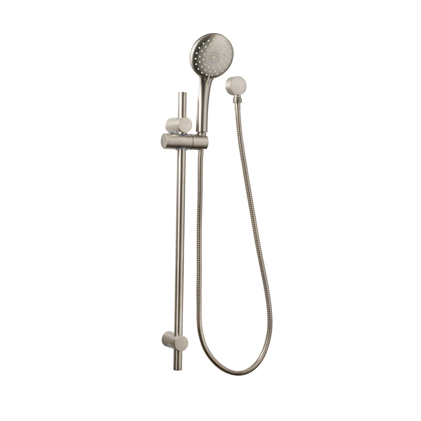 Loui Shower Head With Rail Brushed Nickel