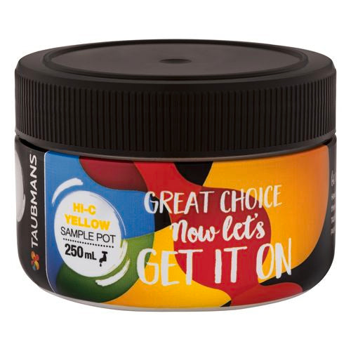 Taubmans Sample Pot 250ml- HI-C Yellow