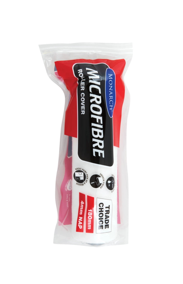 Monarch Microfibre Roller Cover 180mm/4mm Nap