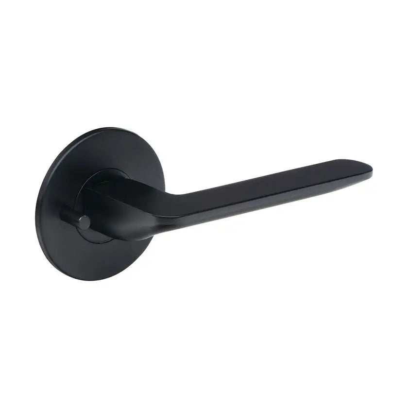 Lane Gianna Privacy Lever Set- Matte Black