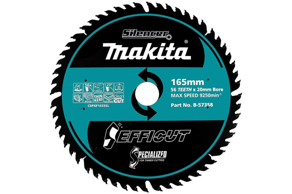 Makita Efficut Saw Blade 165mm x 20 x 25T TCT