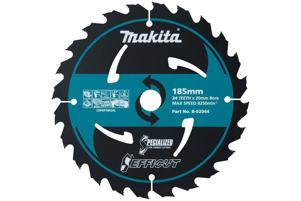 Makita Efficut Saw Blade 185 x 20 x 24T TCT