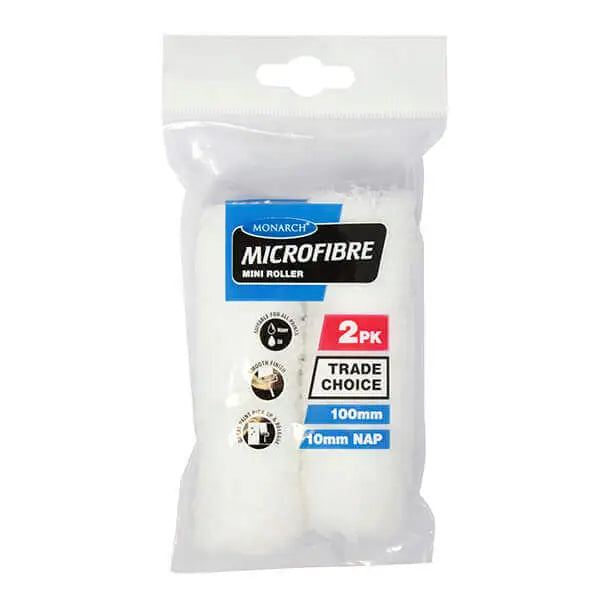 Monarch Microfibre Mini Roller Cover 10mm Nap 160mm