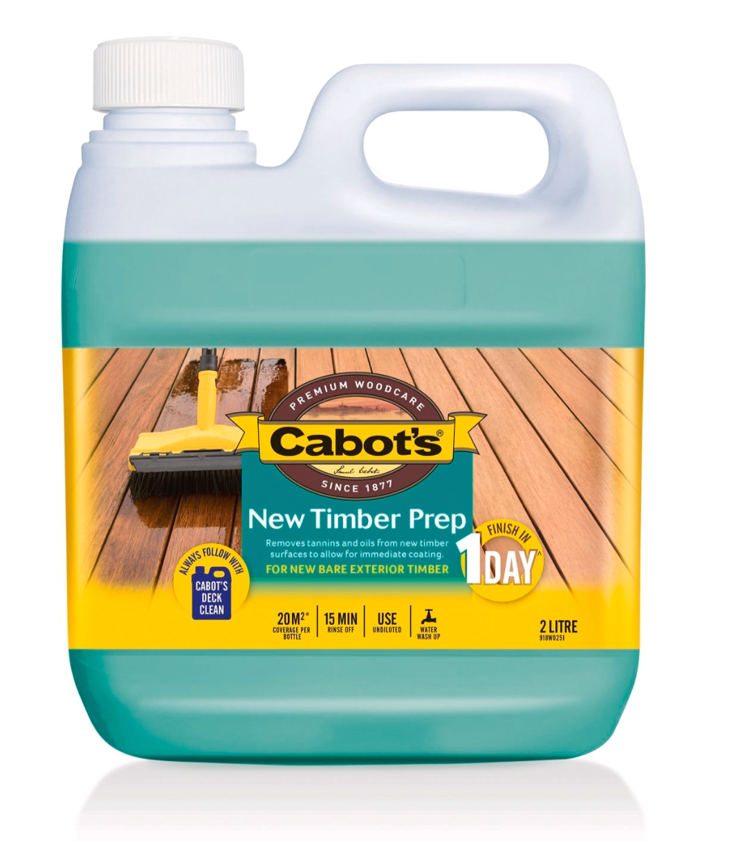Cabot's New Timber Prep 2L
