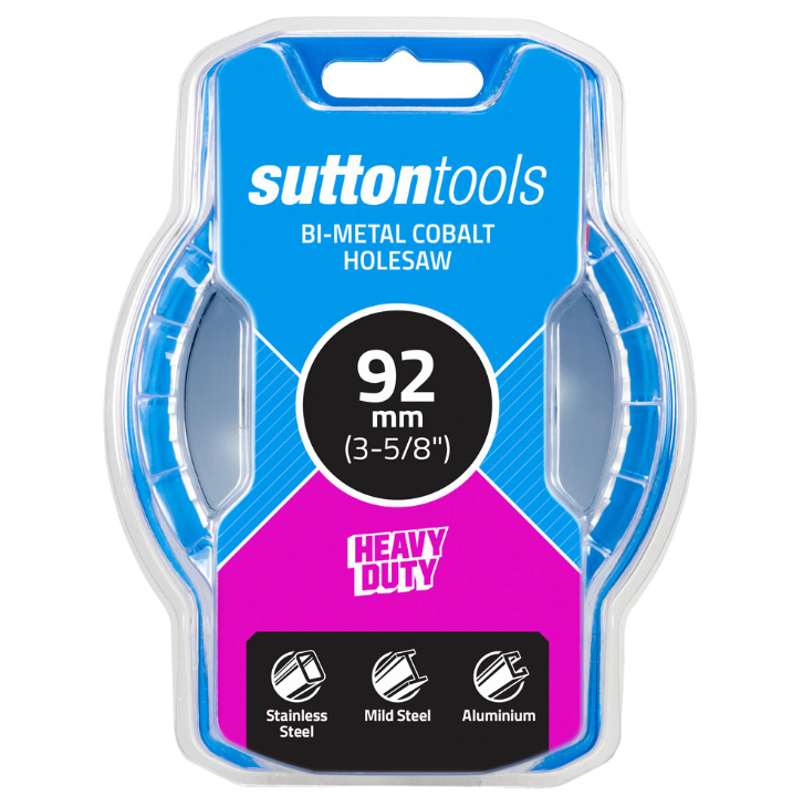 Sutton Bi-Metal Cobalt Holesaw 92mm