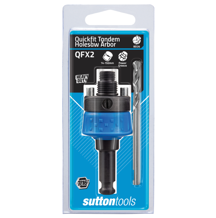 Sutton Quickfix Tanden Holesaw Arbor