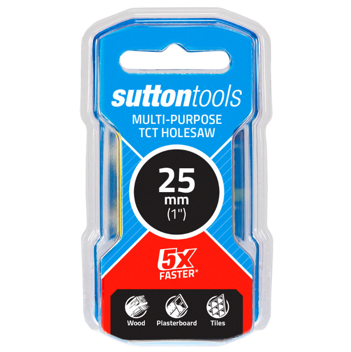 Sutton TCT Multi-Purpose Holesaw 25mm