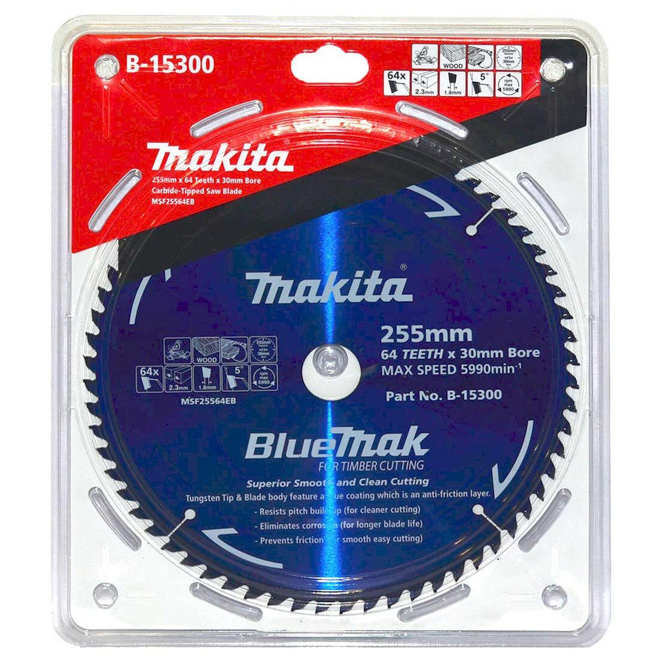 Makita TCT Saw Blade 255mmx30x64T