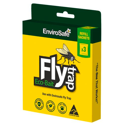 EnviroSafe Fly Trap Refills 3PK