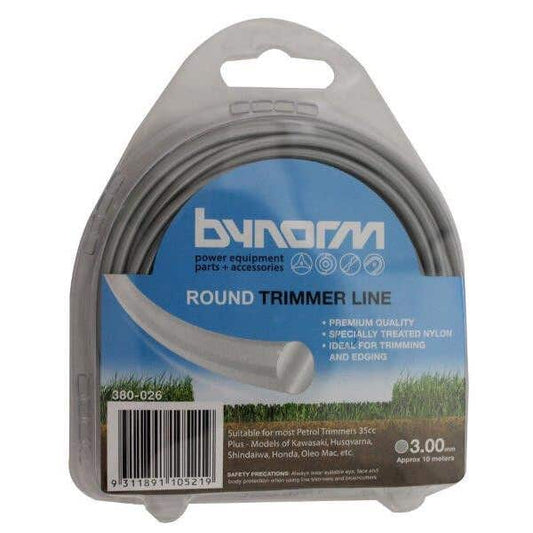 Bynorm Trimmer Line Round- 3mm x 10m