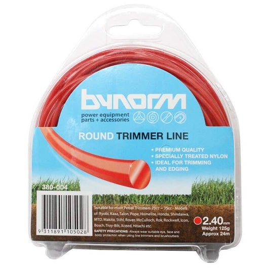 Bynorm Trimmer Line Round- 2.4mm x 24m