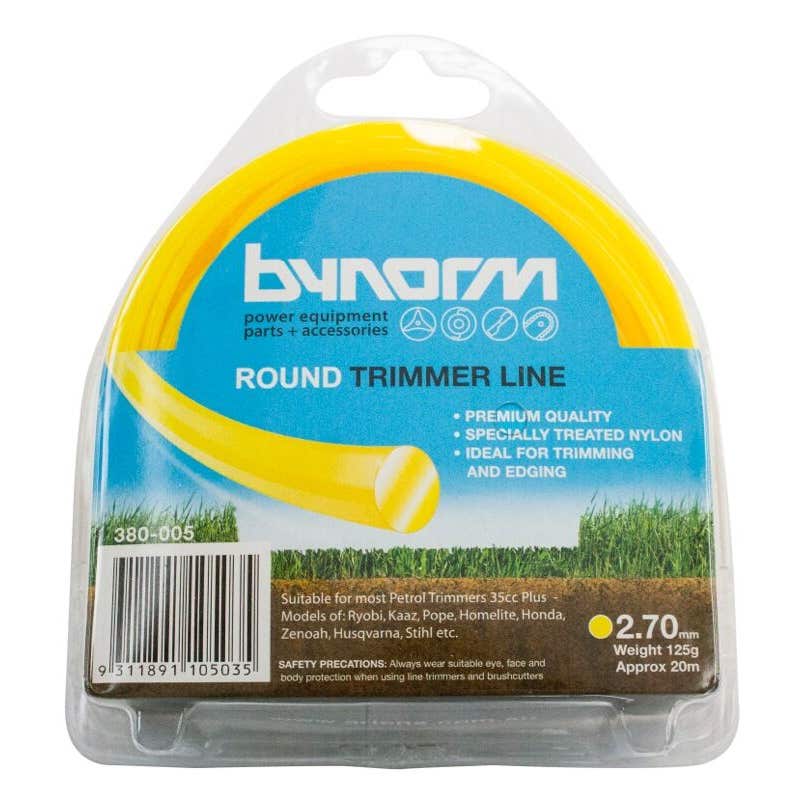 Bynorm Trimmer Line Round- 2.7mm x 20m
