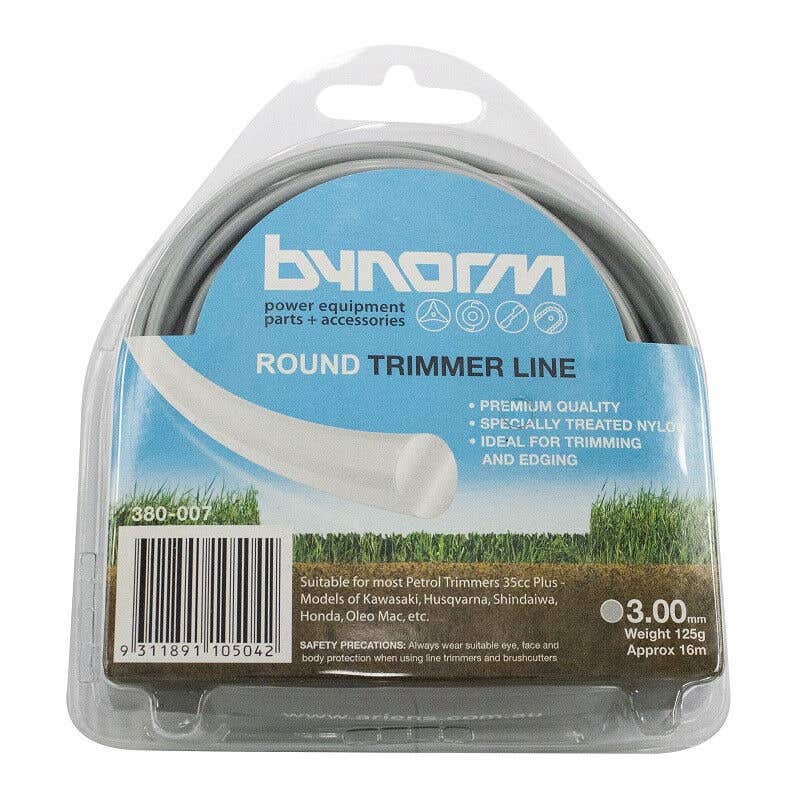 Bynorm Trimmer Line Round- 3mm x 16m