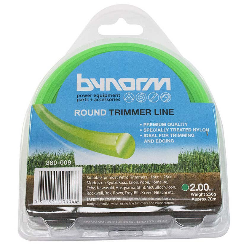 Bynorm Trimmer Line Round- 2mm x 70m