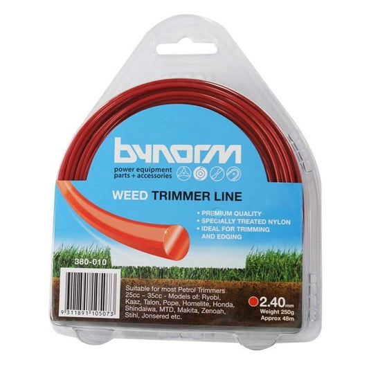 Bynorm Trimmer Line Round- 2.4mm x 48m