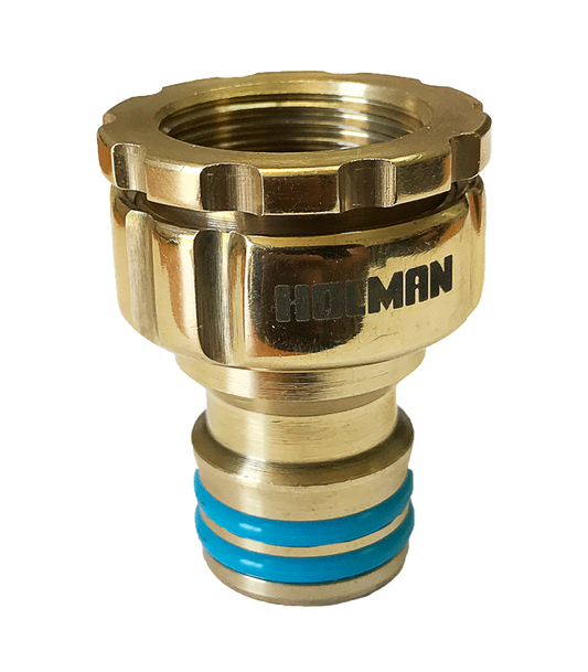 Holman 18mm Brass Universal Tap Adaptor