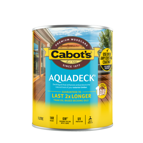 Cabot's AquaDeck- Merbau 1L