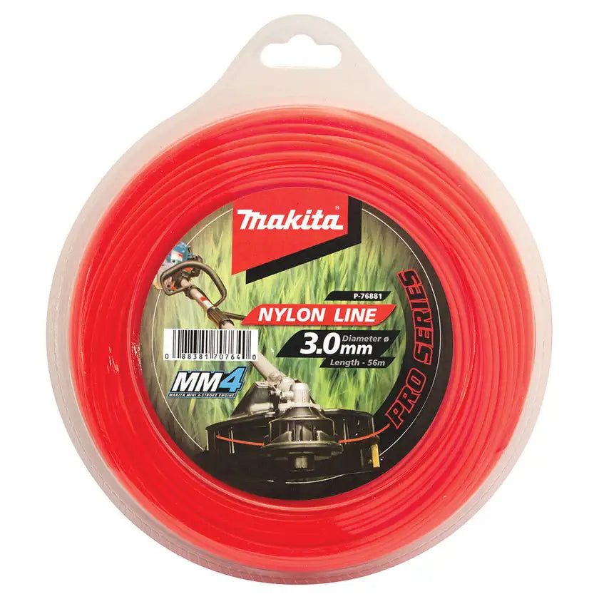 Makita Nylon Line Trimmer Cord 2.65mm x 15m- Round