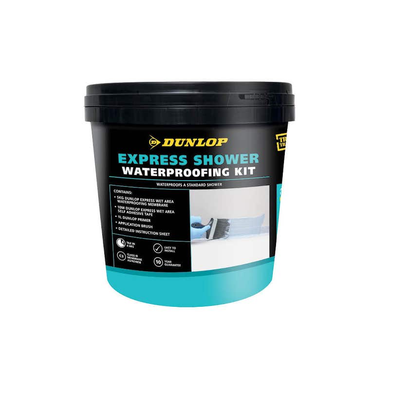 Dunlop Express Shower Waterproofing Kit 4L