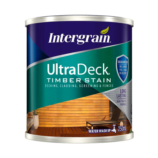 Intergrain UltraDeck Timber Stain- Charcoal 250ml