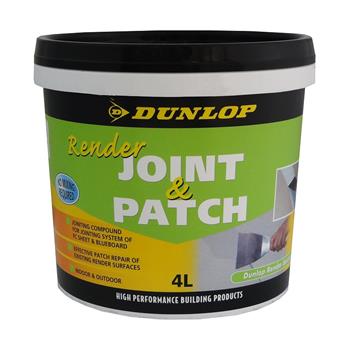 Dunlop Render Joint & Patch 4L Tub