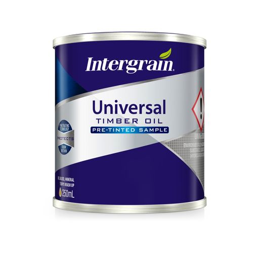 Intergrain Universal Timber Oil Pre-Tinted Sample- Clear 250ml