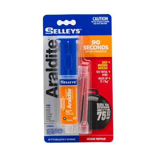 Selleys Araldite 90 Seconds Epoxy Adhesive 14ml