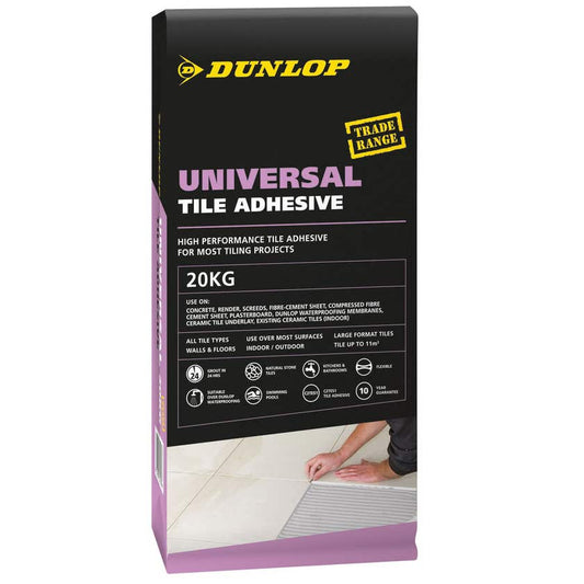 Dunlop Universal Tile Adhesive 20kg