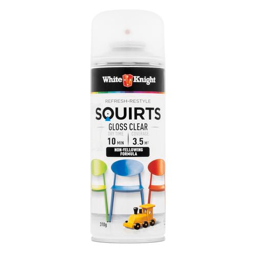 Squirts Spray Paint- Clear Gloss 310g