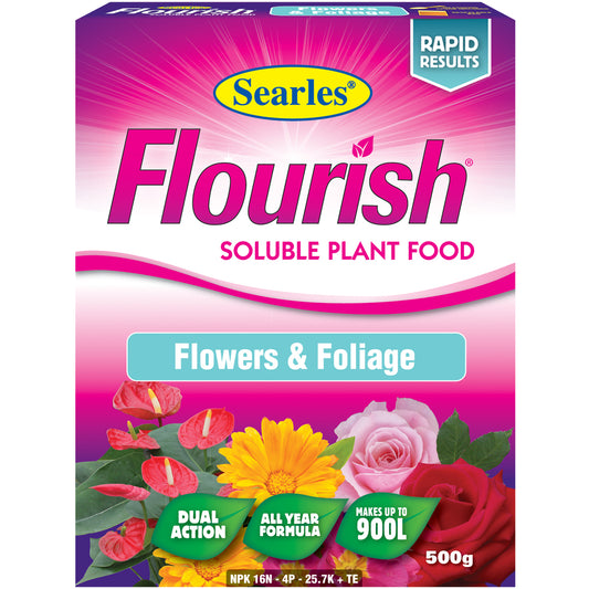 Searles Flourish Flowers & Foliage Soluble Plant Food 500g