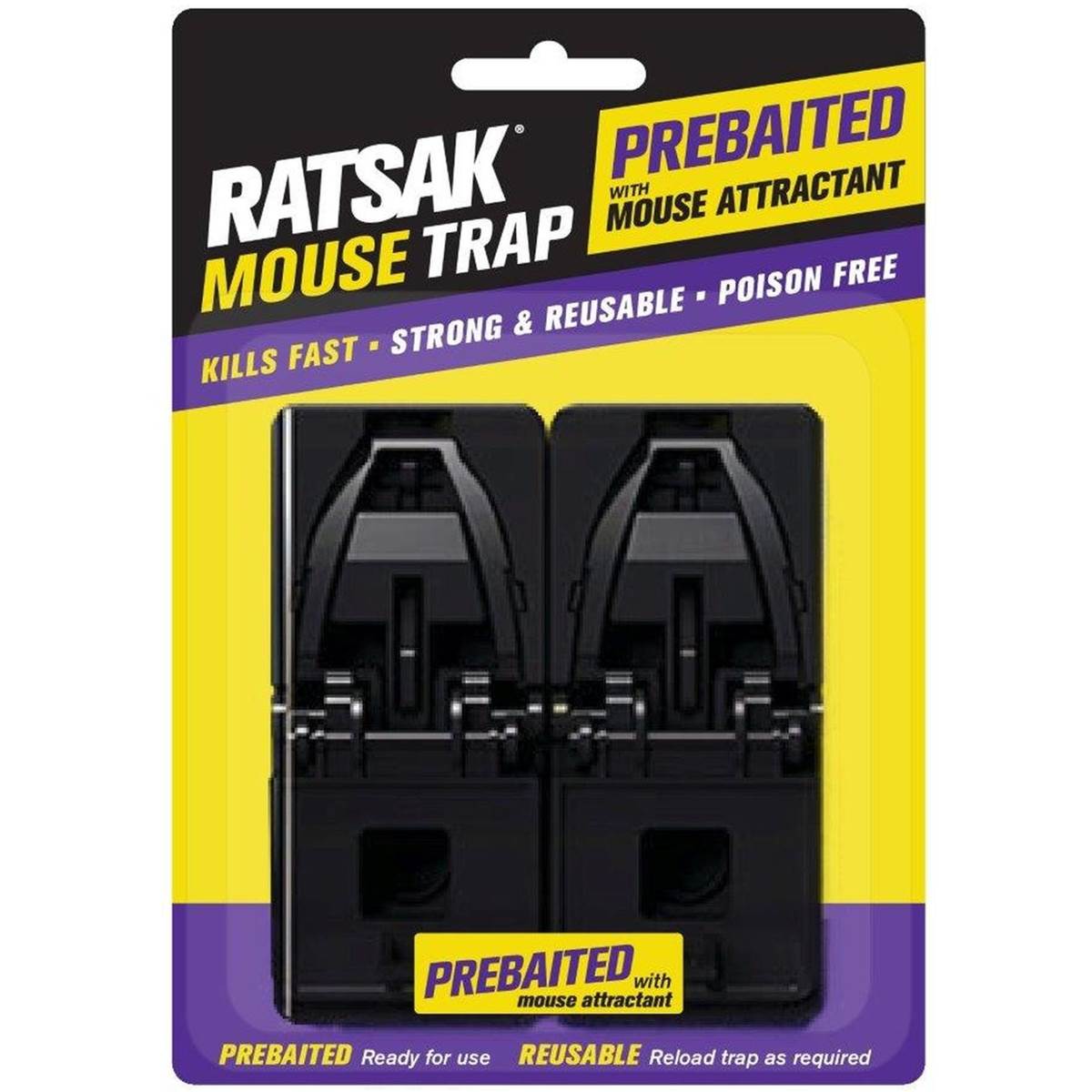 Ratsak Mouse Trap 2PK