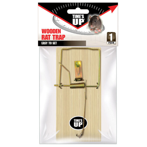 Times Up Wooden Rat Trap
