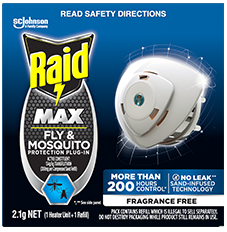 Raid Fly & Mosquito Repellent Plug-In Unit