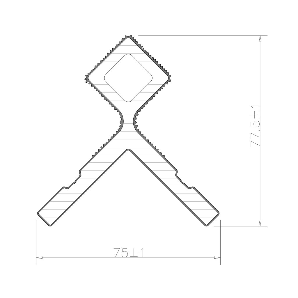 NewTechWood Castellation Cladding Corner Trim 3000mm