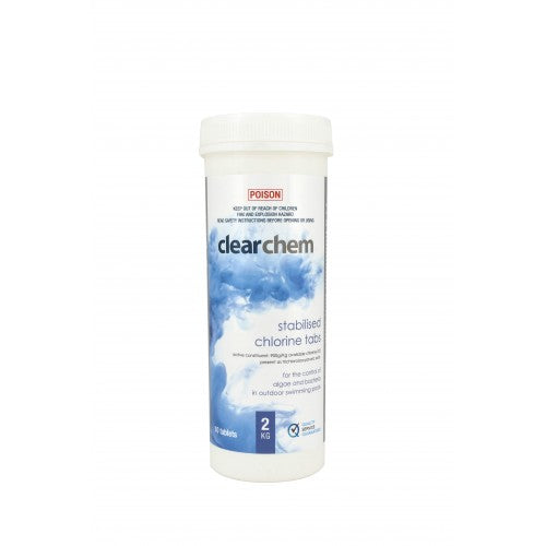 Clearchem Stabilised Chlorine Tablets 2kg