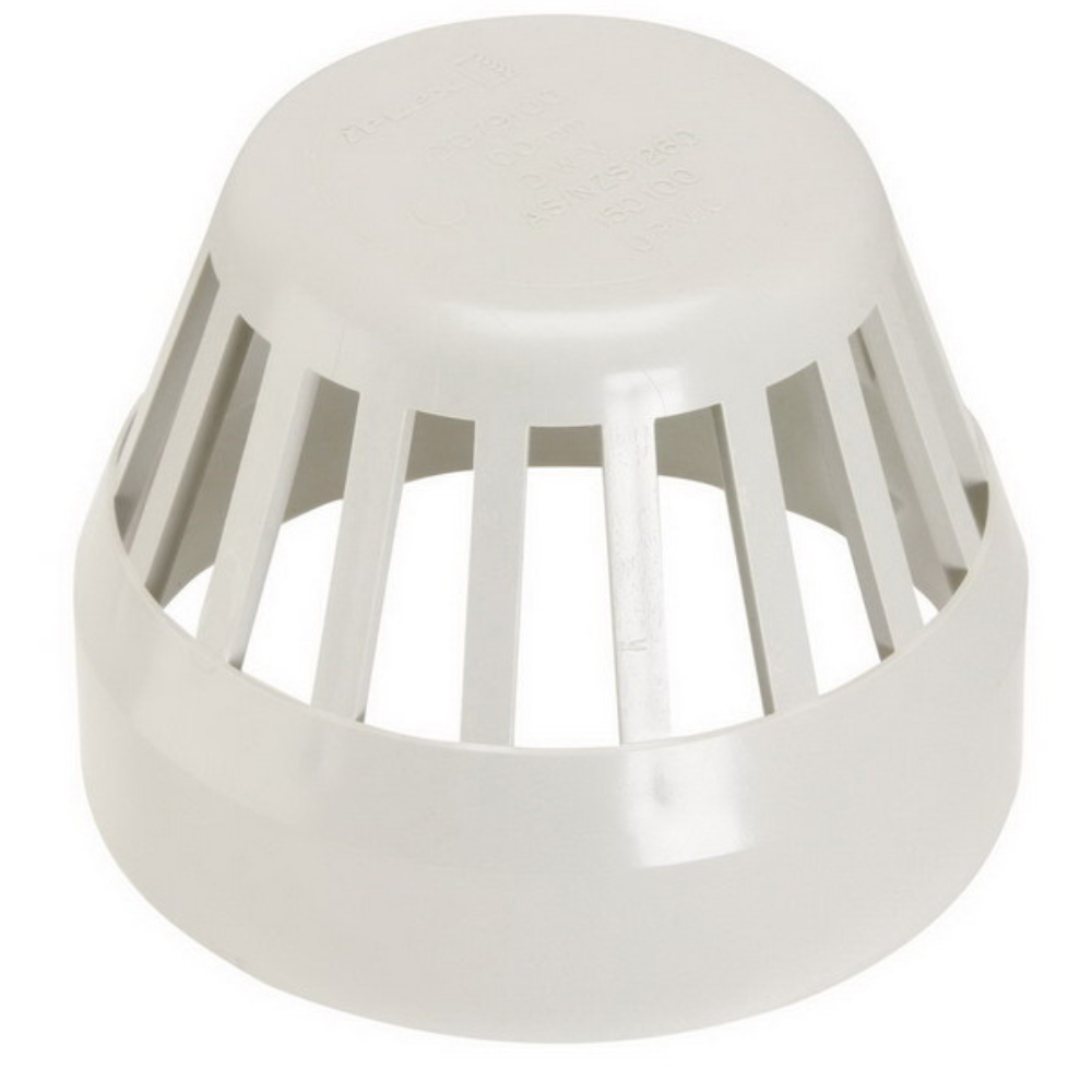 DWV PVC Vent Cowl 50mm Plain