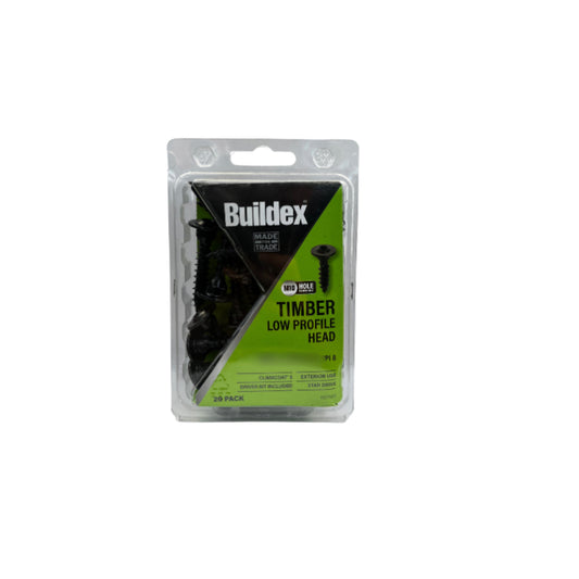 Buildex Timber Screw LPH 18G x 50MM Pk20