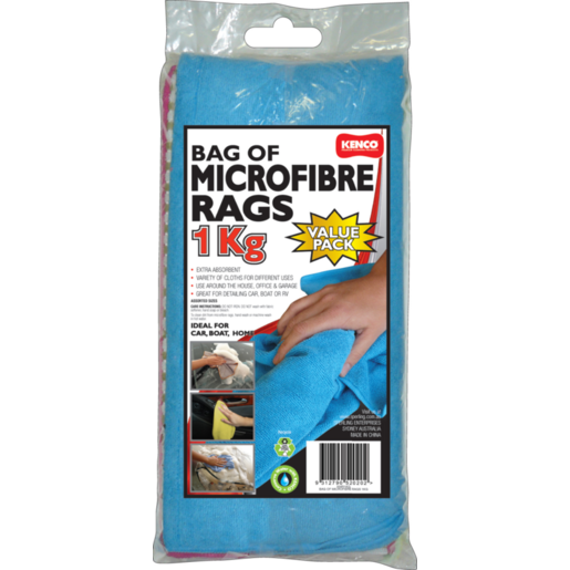 Kenco Microfibre Rags 1kg Bag