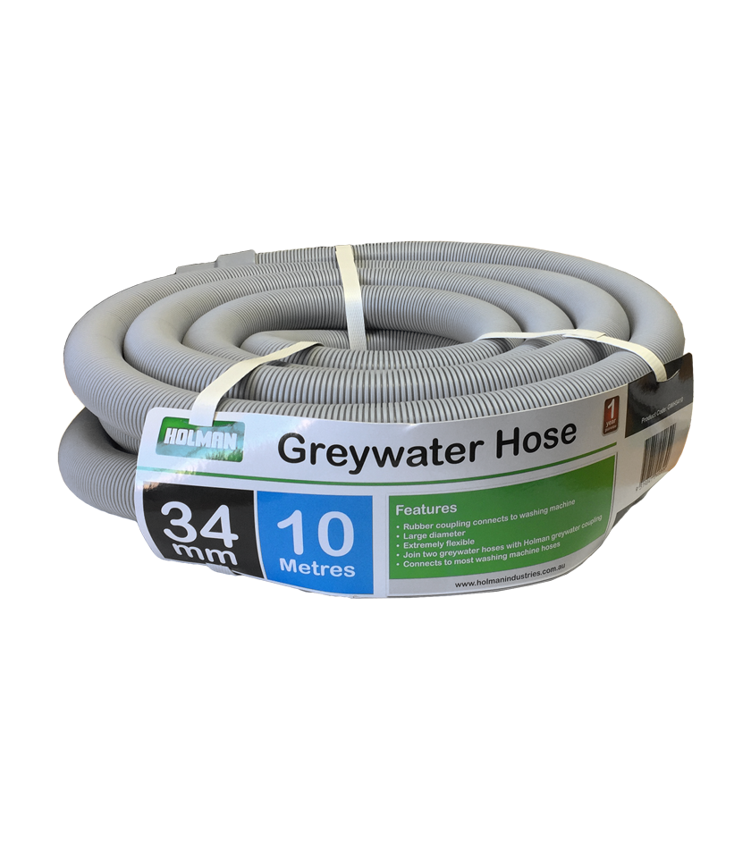 Holman Grey Water Hose 34mm x 10m