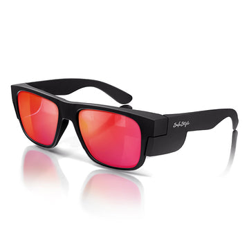 Safestyle Fusions Matte Black Frame/Mirror Red Polarised